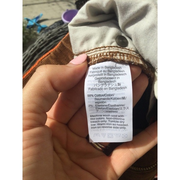 J.Crew girls corduroy pants size 14 tan beige khaki crewcuts preppy stretch - Picture 11 of 11